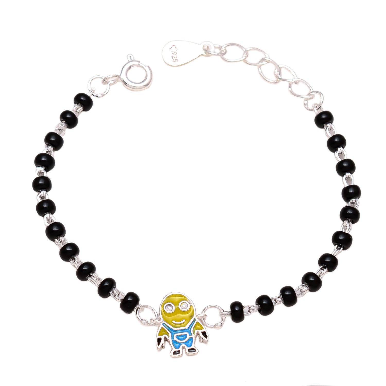 Amazon.com: fairdeal Black and White Beads Nazariya For New Born Babies  Nazariya Bracelet Infant Nazariya Bracelet with Hooks 1 Pair, Small :  Clothing, Shoes & Jewelry